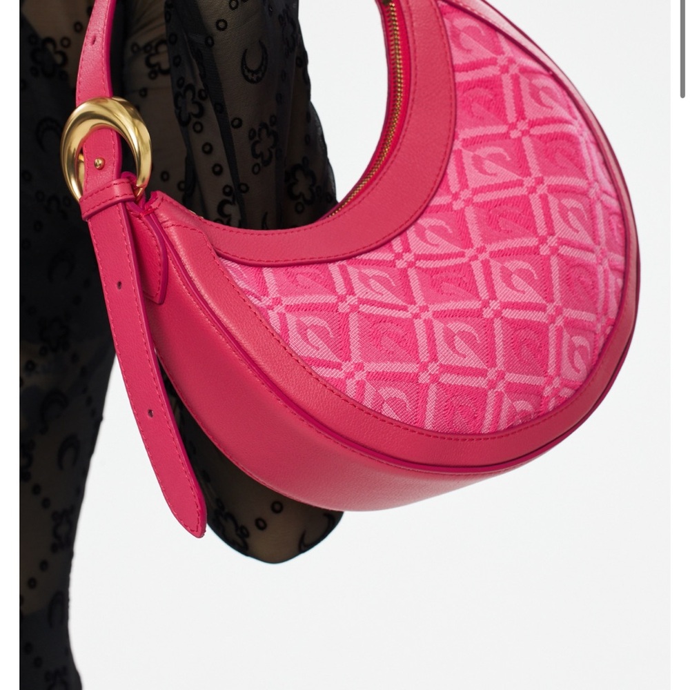 MARINE SERRE
Moon Diamant Regenerated Eclips Mini Hobo Bag